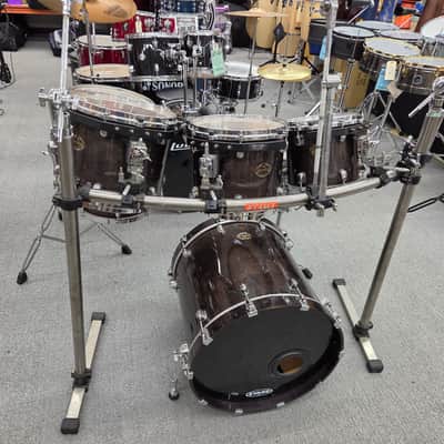 Tama StarClassic Maple 7pc with Rack 10/12/13/14/16/20/14s - Trans Black image 2