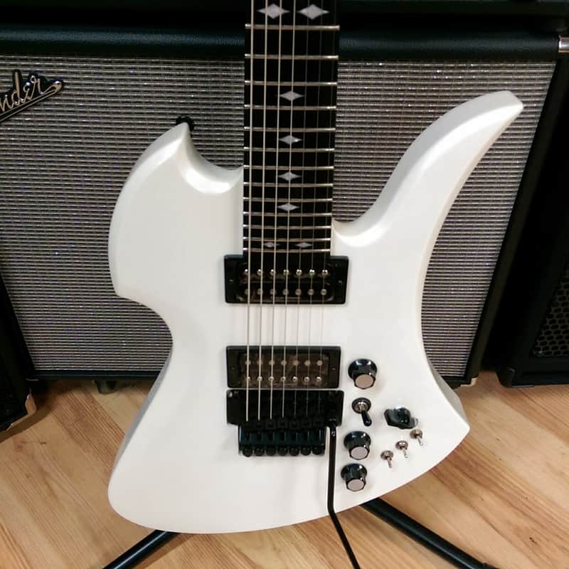B.C. Rich Mockingbird ST 7-string - Pearl White | Reverb