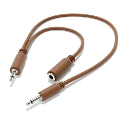 ExcelValley [12-Pack | 180 cm - 70.87"] Hopscotch Mono Splitter Y Patch Cables TS 3.5mm 1/8" Eurorack Synth image 3