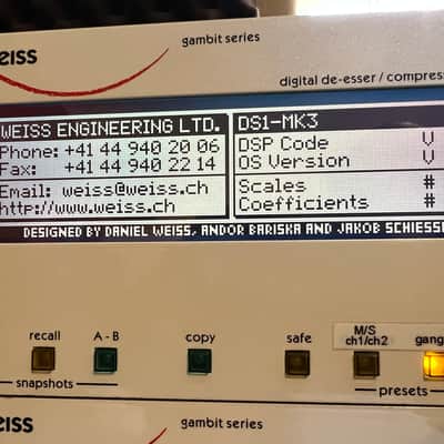 Weiss DS1-MK3 2010 - White image 2