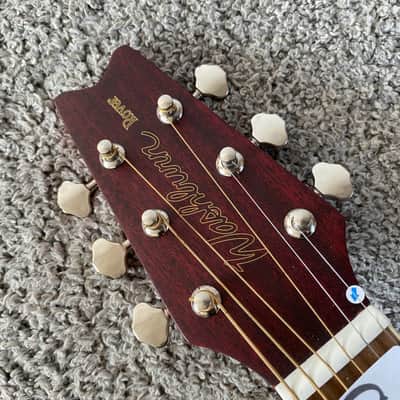 Washburn Rover RO10SK 34 Inch Travel Guitar in Red, Spruce Top, Rosewood Fingerboard image 3