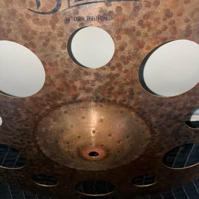 Meinl 18" Byzance Dark Trash Crash Cymbal 2021 - Present - Un-Lathed image 4