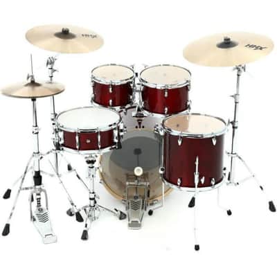 Yamaha Stage Custom Birch, 5 Piece Shell Kit with 20" Bass Drum Cranberry Red image 3