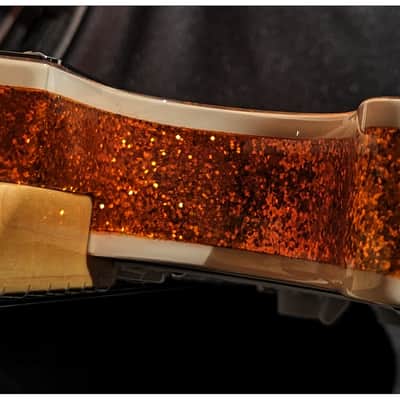 2023 G&L USA Build to Order S-500 - Double Bound - Orange Metal Flake image 16