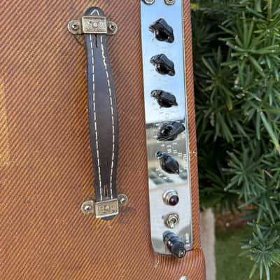 Fender Tremolux 5G9 Narrow Panel 15-Watt 1x12" Guitar Combo 1957 - 1960 - Tweed image 4