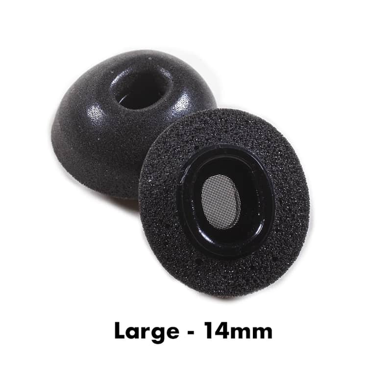 Dekoni Audio Memory Foam Earphone Tips for Apple Airpods Pro 3 - Large 3 pack image 1