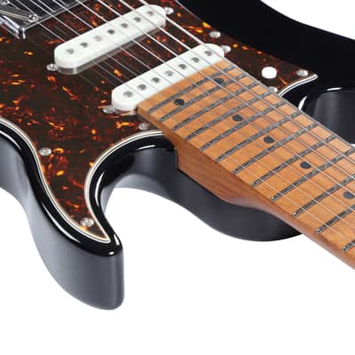 Vola Guitars OZ QGM J1 Black Gloss MIJ image 8