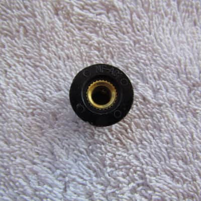 Boss Effects Pedal Knob With Set Screw Vintage Black With Silver Insert For MIJ Bass Pedals Cool Vintage Boss Effects Pedal Knob Clean image 2