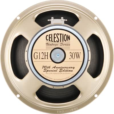 Celestion T4533 70th Anniversary G12H 12" 30-Watt 8 Ohm Replacement Speaker 2010s - Gold image 1