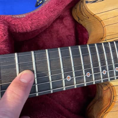 Maybury Guitars Custom Double Cut 2021 - Natural Spalted Birch image 12
