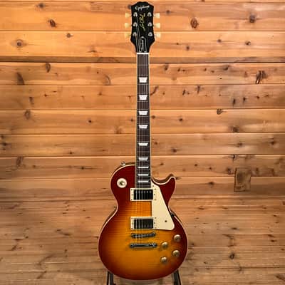 Epiphone Les Paul Standard 50's Figured Electric Guitar - Washed Cherry Sunburst image 2