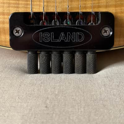 Island Instruments DelAir Headless Fan Fret Multi Scale Archtop Hollowbody image 5