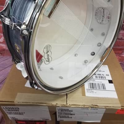 Ludwig *Pre-Order* Legacy Mahogany Vintage Blue Oyster Jazz Fest 5.5x14" Snare Drum w/Internal Muffler | Made in the USA | NEW | Special Order | Authorized Dealer image 10