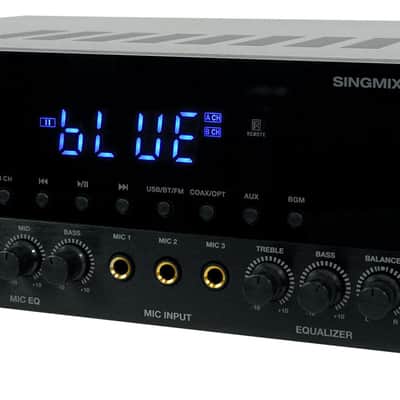 Rockville SINGMIX 5 V2 2000w Bluetooth Pro/Karaoke/Home Amplifier Mixer Receiver image 4