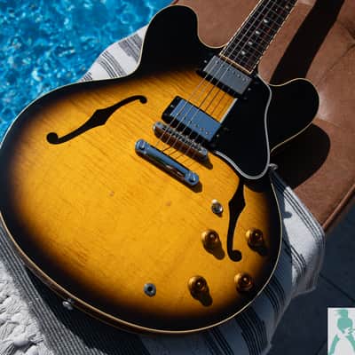 1994 Gibson ES-335 Dot Figured - Vintage Sunburst - Pro Set Up w Perfect Frets/Action/Intonation! image 1