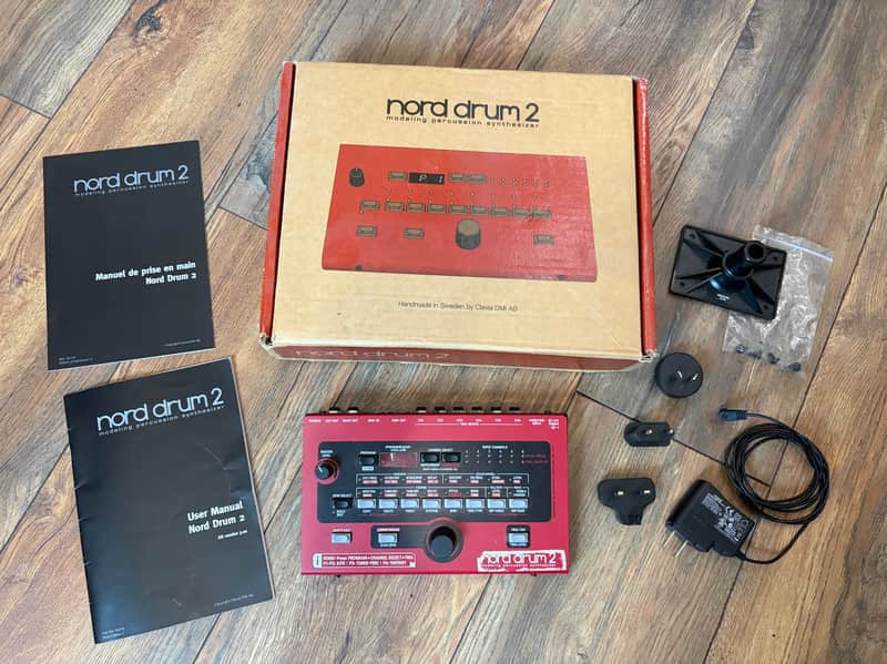 Nord Drum 2 6-Channel Modeling Percussion Synthesizer // RARE!! // 2014 - 2016 - Red image 1