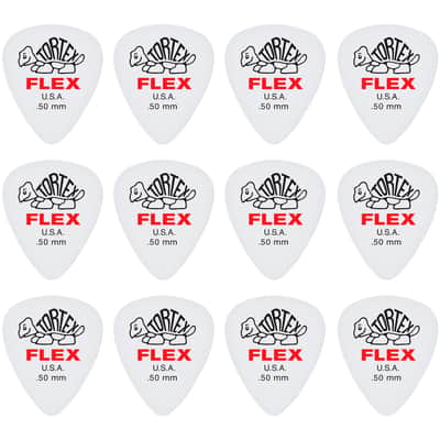 428P50 Tortex Flex 0,50 mm Sachet de 12 Dunlop image 1