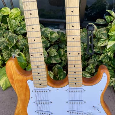 Double Neck Electric Guitar - 6-String and 12-String Necks w/ Padded Gig Bag image 3