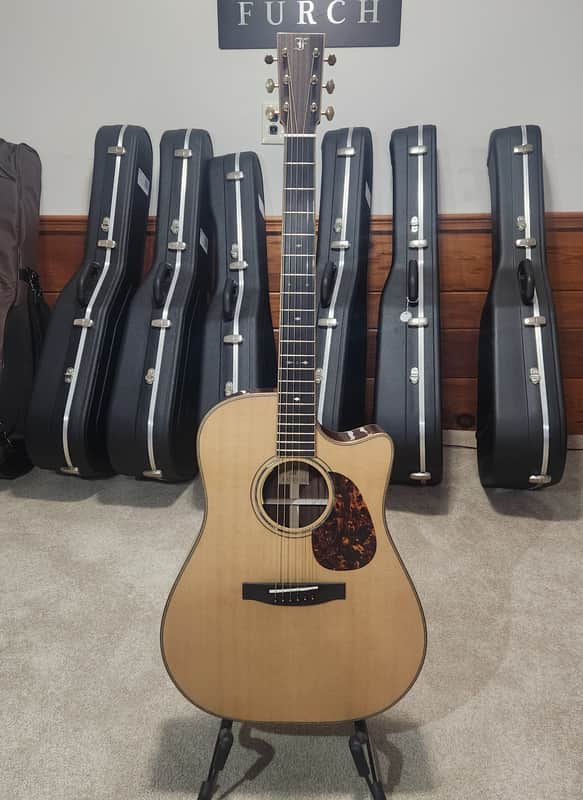 Furch Vintage 3 Dc-SR Spruce and Rosewood Dreadnought with Anthem #116393 image 1