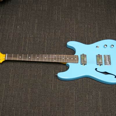 Xaviere Cabronita Semi-Hollow Strat  Sonic Blue image 1
