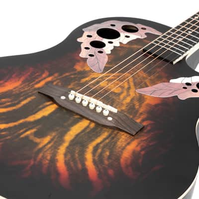🎸"O" Style Acoustic-Electric Guitar +Soft Case / Gig Bag +Rosewood Fretboard!🎸 image 6