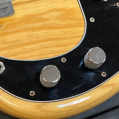 1977 Fender Fretless Precision Bass Natural Ash image 6