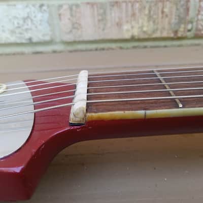 Vintage Circa 1965 Teisco TG-64 Electric Guitar! Japan, Monkey Grip! image 7
