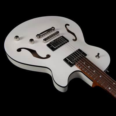 Godin (050222) Montreal Premiere HT Semi-hollow Electric Guitar - Trans White (Open Box) image 5