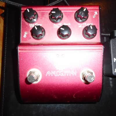 Analogman ARDX20 Dual Analog Delay 2010 - Redw/ Amaze 1 preset/tap tempo/modulation controler image 2