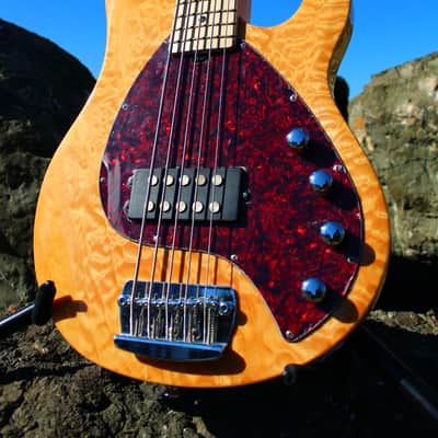 OLP Tony Levin Signature 5-String Bass  Flamed Natural image 2