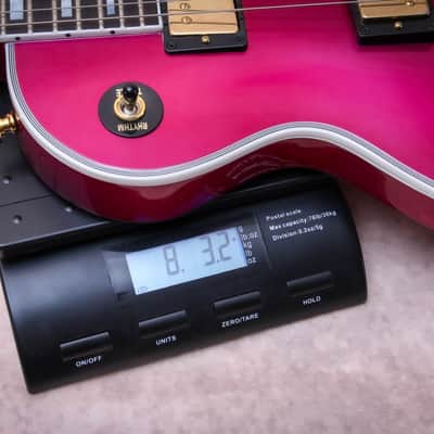 GIBSON USA Custom Shop Special Order Les Paul Axcess Custom "Chrome Pink + Ebony" (2025) image 21