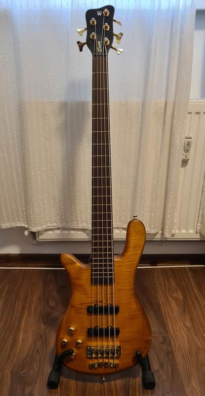Warwick Streamer LX-5 Left Handed 2006 Honey Violin image 1