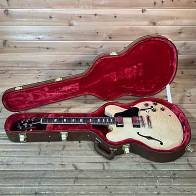 Gibson ES-335 Figured Electric Guitar - Antique Natural image 7