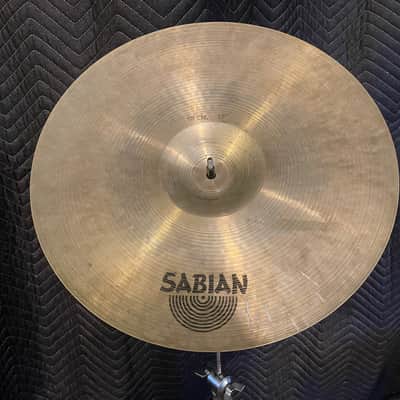 Sabian 18" AA Medium Crash Cymbal Vintage 1980's 1st Gen "Hollow Logo" B20 - 1714g image 5