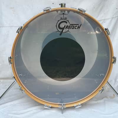 Gretsch USA Custom 26" x 14" Bass Drum 1980's  Square Badge - Maple - Natural - EXCELLENT image 8