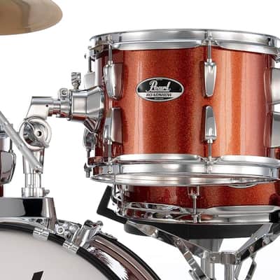 Pearl Roadshow Drum Set 4-Piece Complete Kit with Cymbals and Stands (RS584C/C749) - Burnt Orange Sparkle image 5