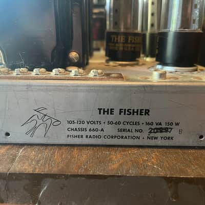 Fisher A660 Tube Stereo Amplifier 7591 Quad Matched Fisher Brand image 9