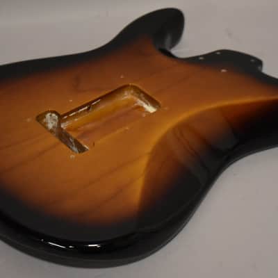 2021 Fender American Ultra Stratocaster Body 2-Tone Sunburst image 9