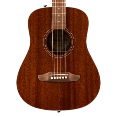Fender California Standard Redondo Mini w/ Gig Bag - Natural Sapele w/Walnut FB image 1