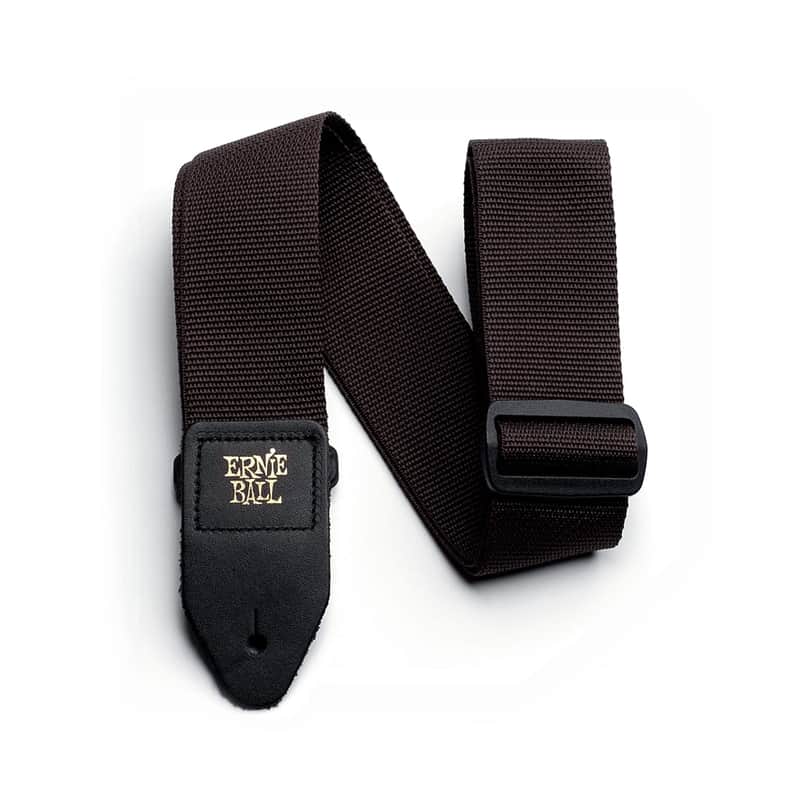 Ernie Ball Polypro 2" Guitar / Bass Strap, Brown, 4052 image 1