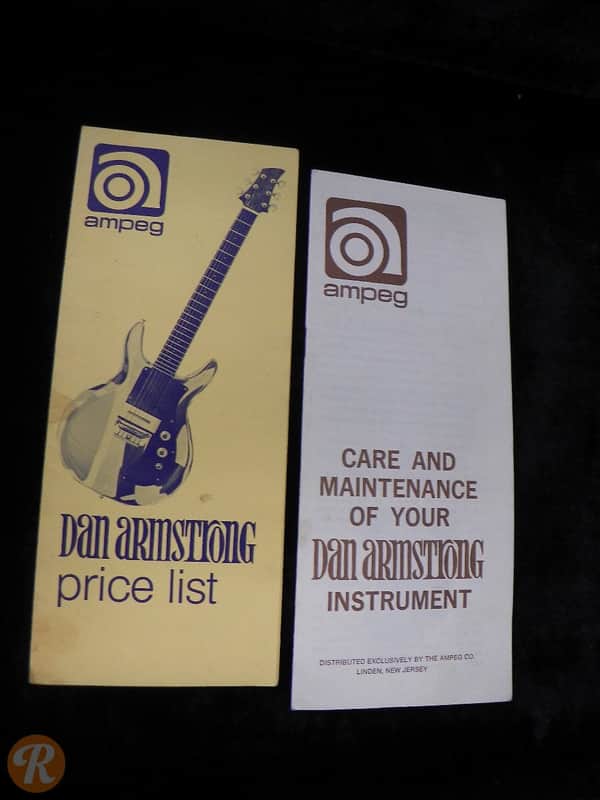 Ampeg Dan Armstrong Lucite Guitar Clear 1969 image 6