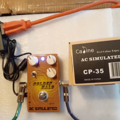 Caline CP-35 Golden Halo Acoustic Guitar Simulator MINT image 2