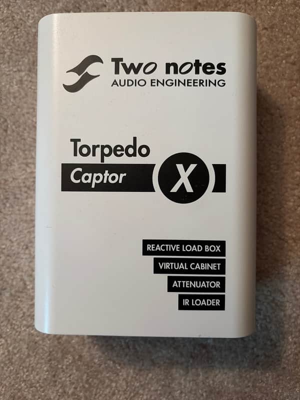 Two Notes Torpedo Captor X 8ohm Stereo Reactive Load Box / Attenuator 2020 - White image 1