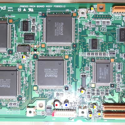 Roland JP-8000 repair kit - Mainboard and PSU capacitors + switches image 6