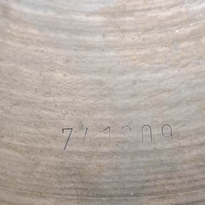 1977 Paiste 2002 crash 16" medium hi-hat 970g image 5