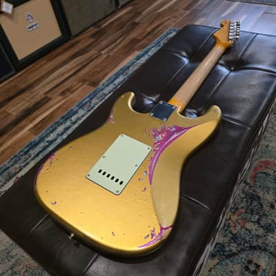 2016 Fender Custom Shop - Wildwood 10 - '61 Strat - Heavy Relic - Aztec Gold / Pink Paisley - Cruz Pickups image 16
