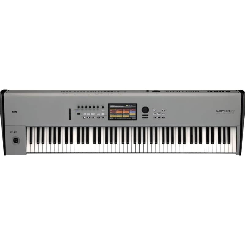 Korg Nautilus 88 AT Music Workstation with Aftertouch (Limited-Edition Gray) image 1