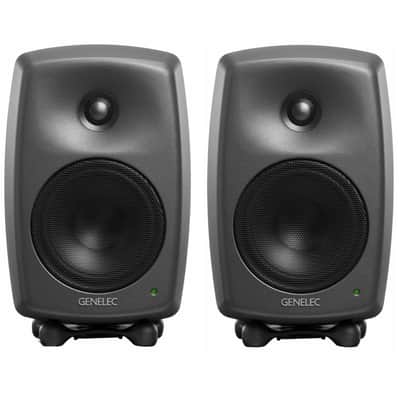 Genelec 8030C 5" Powered Nearfield Studio Monitor (Pair) 2017 - 2021 - Gray image 3