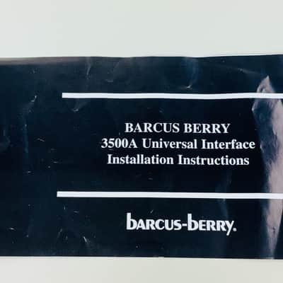 Barcus-Berry 3500A Universal Interface/ Piezo Preamp - Green image 8
