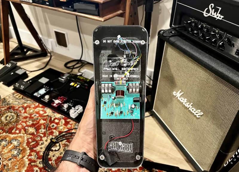 West Coast Pedal Board - Crybaby Wah Mounting Plate image 1